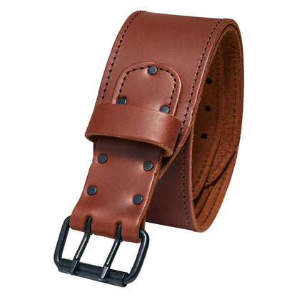 Men's Leather Tool Belt - Handcrafted Top Grain Leather Tool Pouch Belt for Carpenters & Other Trade Professionals - Cherry / 3" Wide / L
