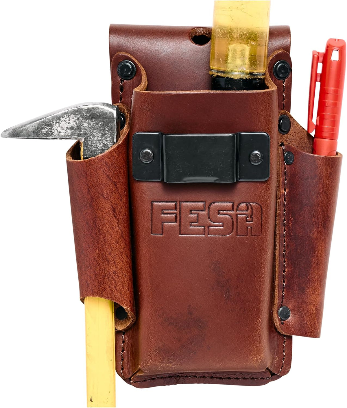 4-in-1 Small Leather Tool Pouch